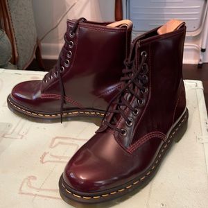 Doc Marten maroon boots